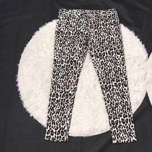 Cache Leopard Print Capris
